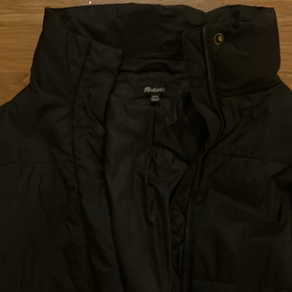 Madewell Travel Buddy Packable Puffer Black Quilted Jacket - Picture 4 of 5